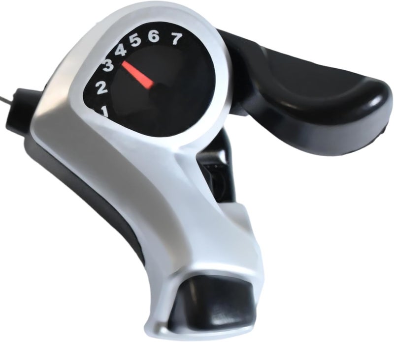 Fredertent TX50-7 Speed Shifter, Bike Gear Shifter 7 Speed Right Thumb Gear Shift Lever Bicycle Thumb Shifter for Mountain City Hybrid Electric Cruiser and Kids Bikes - Image 1